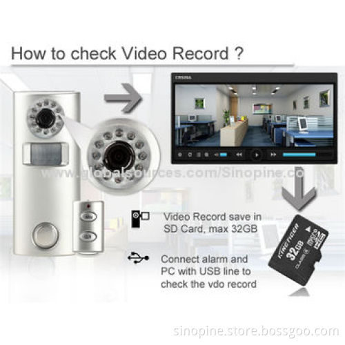 Wireless Loud Siren Remote Control PIR Burglar Alarm for Home Security